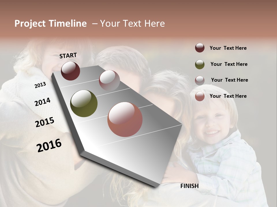 Parent Caucasian Happiness PowerPoint Template
