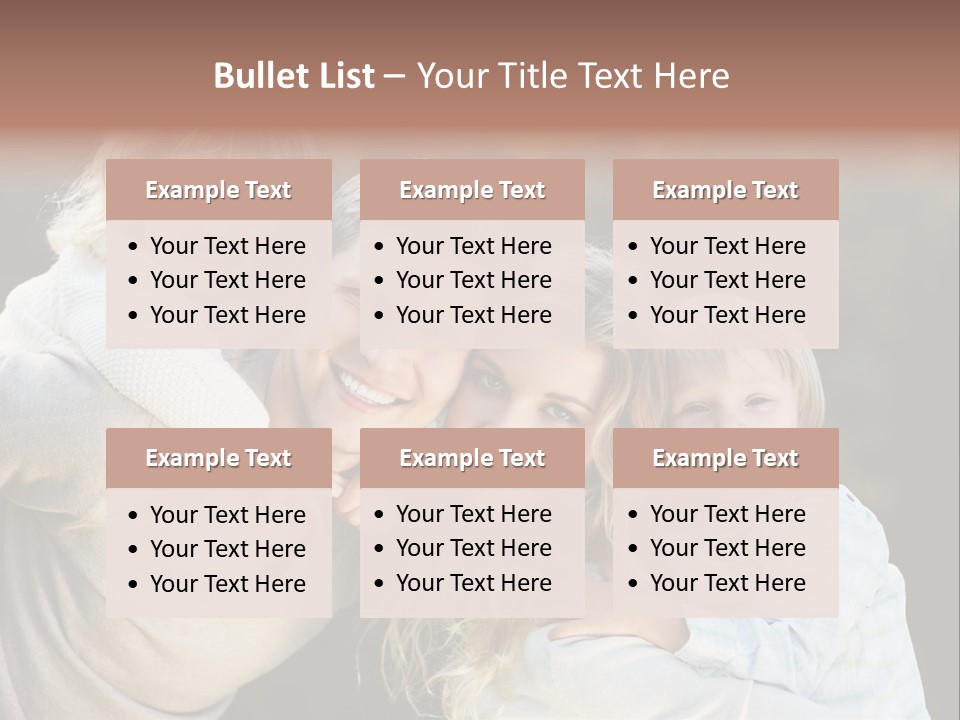 Parent Caucasian Happiness PowerPoint Template