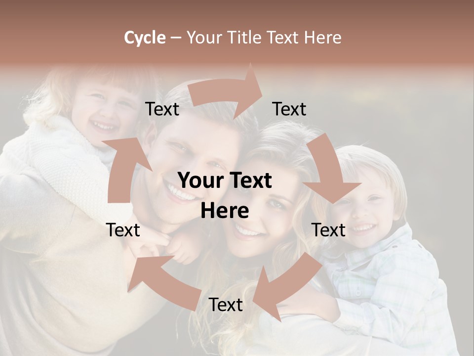 Parent Caucasian Happiness PowerPoint Template