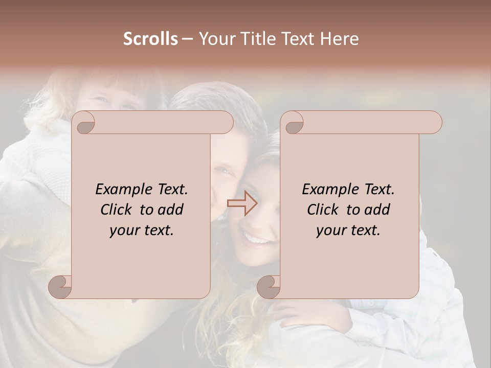 Parent Caucasian Happiness PowerPoint Template
