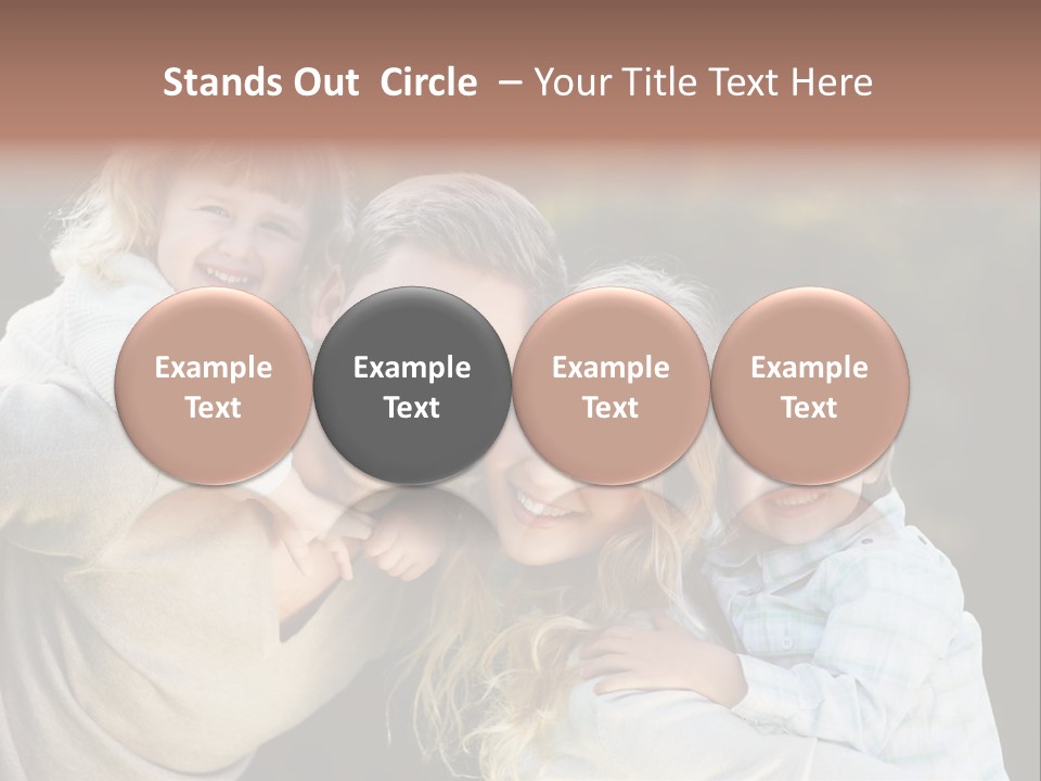 Parent Caucasian Happiness PowerPoint Template