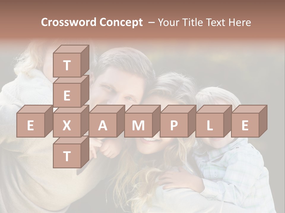 Parent Caucasian Happiness PowerPoint Template