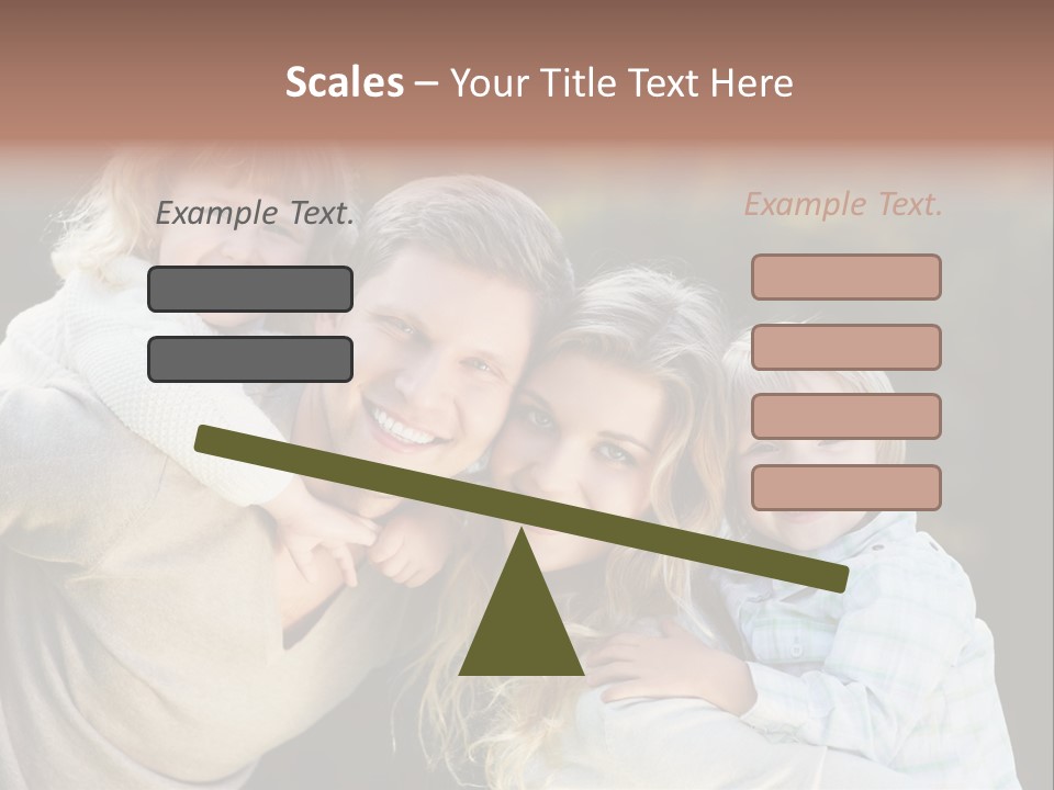 Parent Caucasian Happiness PowerPoint Template