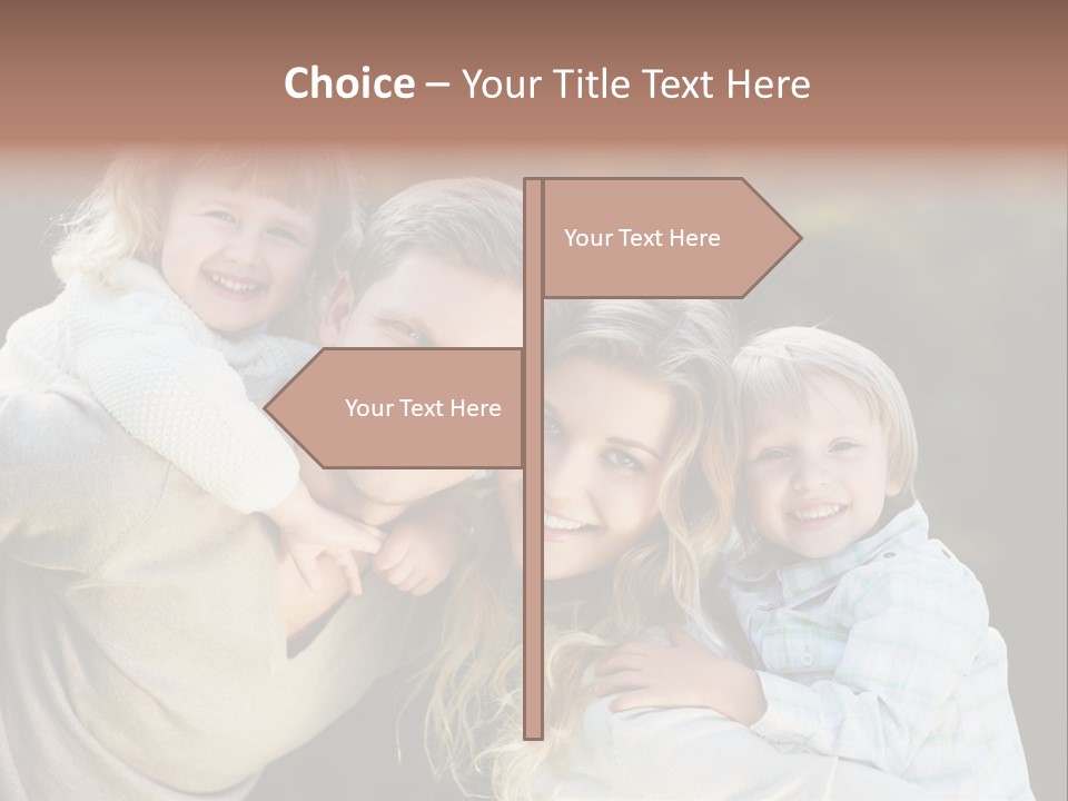 Parent Caucasian Happiness PowerPoint Template