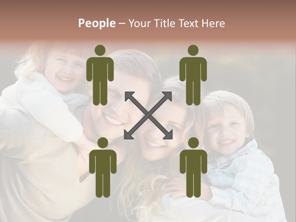 Parent Caucasian Happiness PowerPoint Template