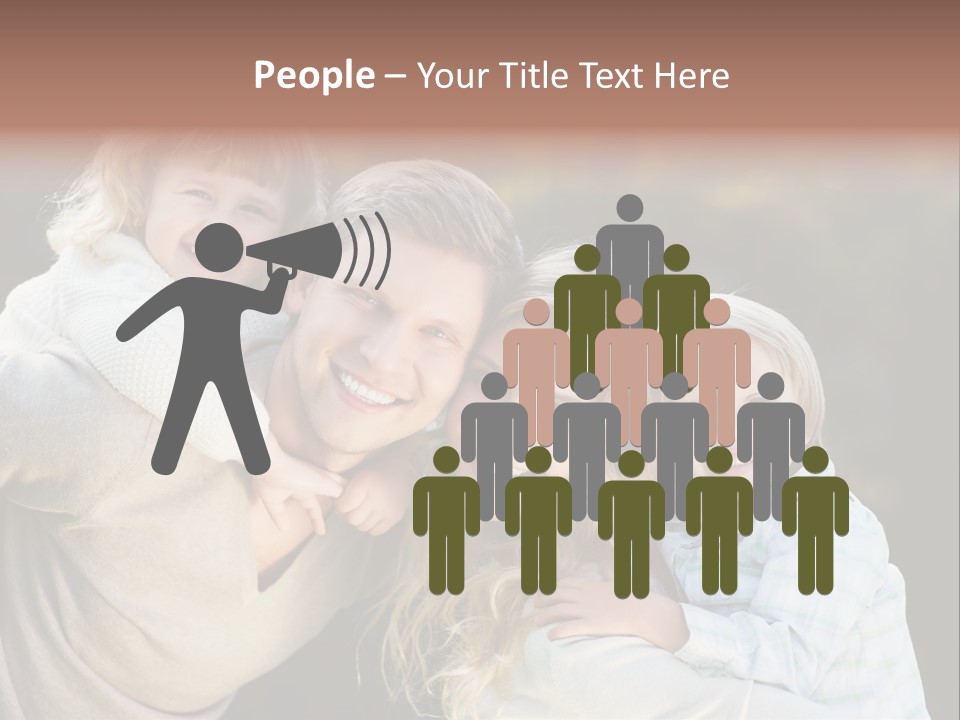 Parent Caucasian Happiness PowerPoint Template