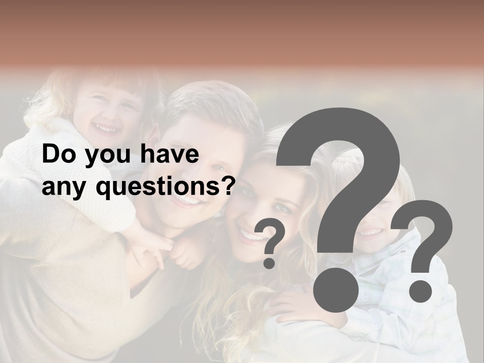 Parent Caucasian Happiness PowerPoint Template