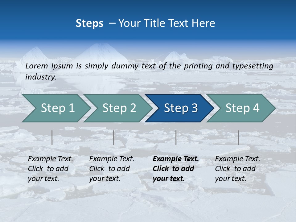 Atlantic Mountains Shadow PowerPoint Template