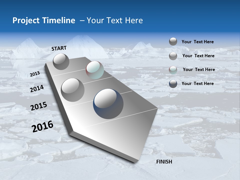 Atlantic Mountains Shadow PowerPoint Template