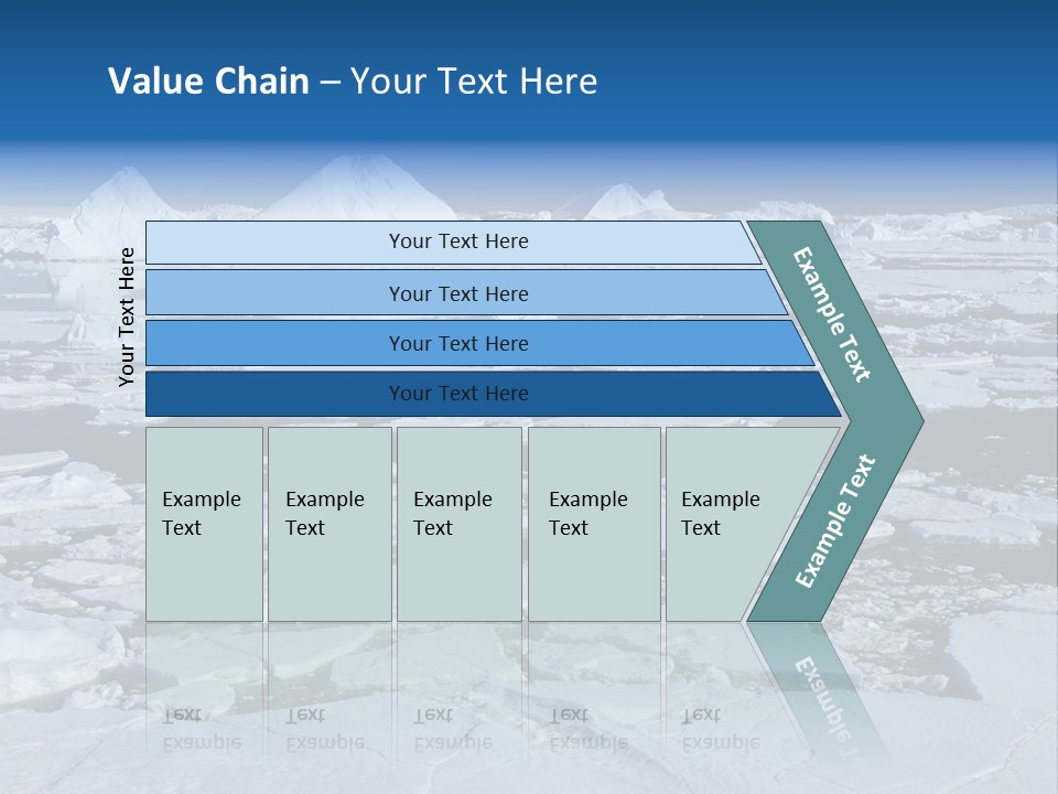 Atlantic Mountains Shadow PowerPoint Template