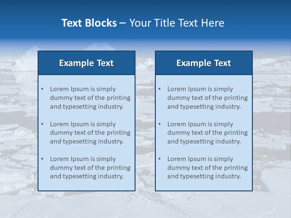 Atlantic Mountains Shadow PowerPoint Template