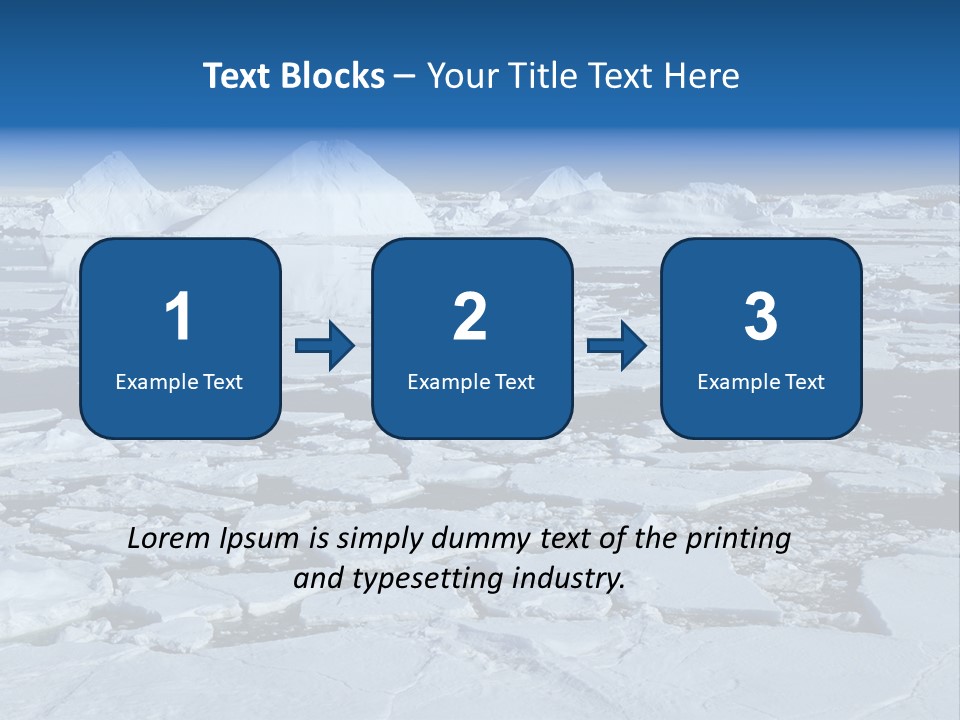 Atlantic Mountains Shadow PowerPoint Template