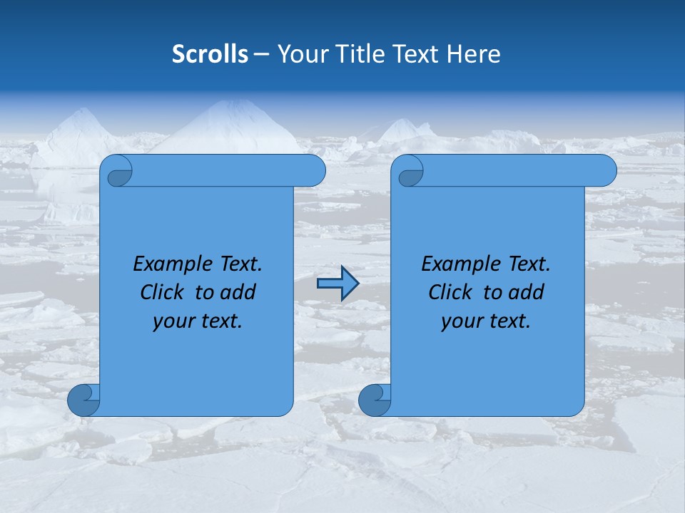 Atlantic Mountains Shadow PowerPoint Template