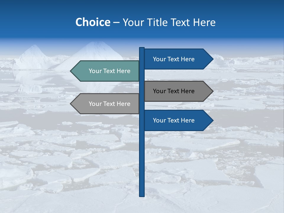 Atlantic Mountains Shadow PowerPoint Template