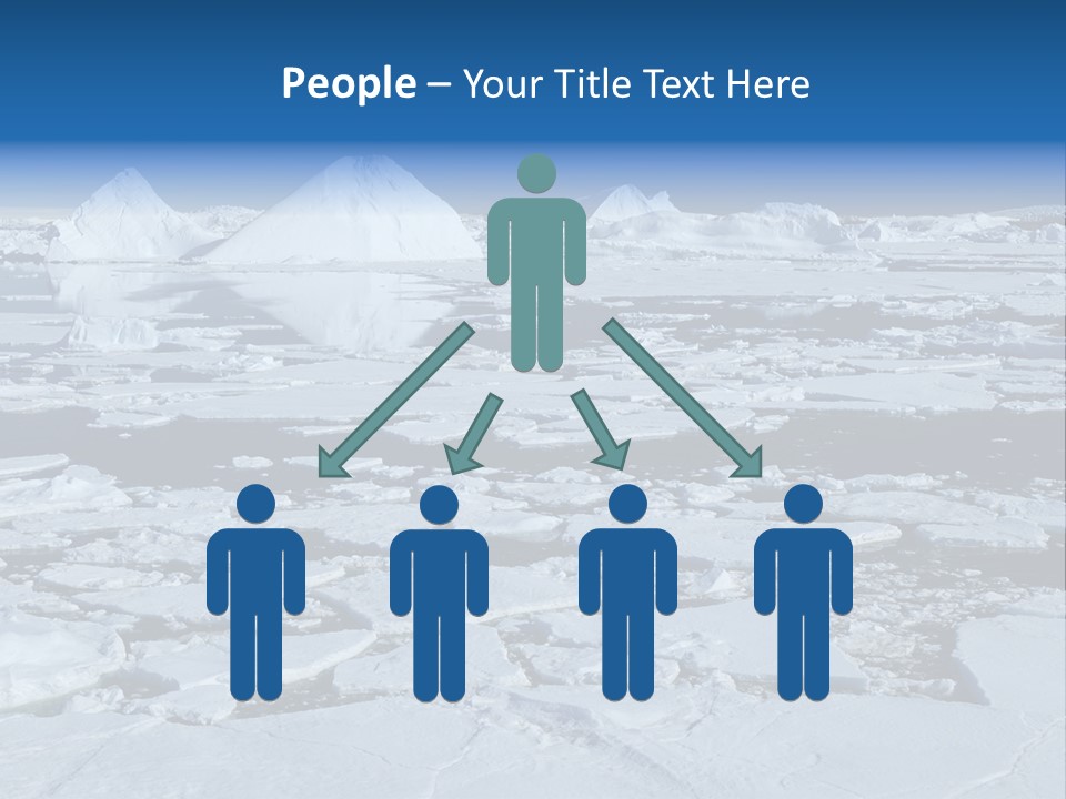 Atlantic Mountains Shadow PowerPoint Template