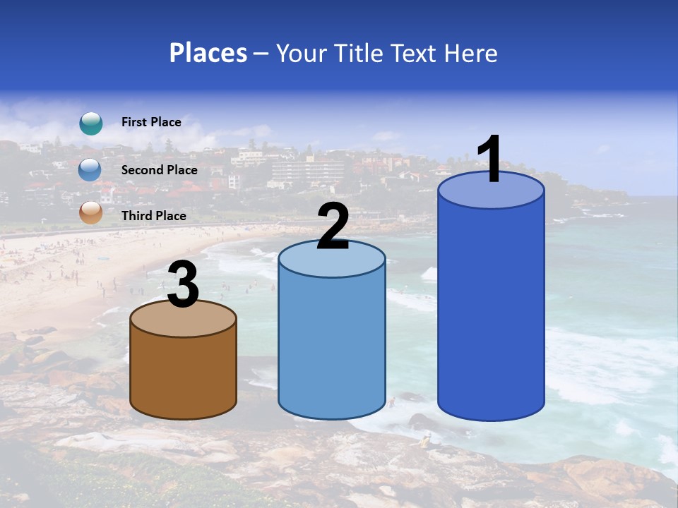 Bronte Beach Sea Beach Australia PowerPoint Template