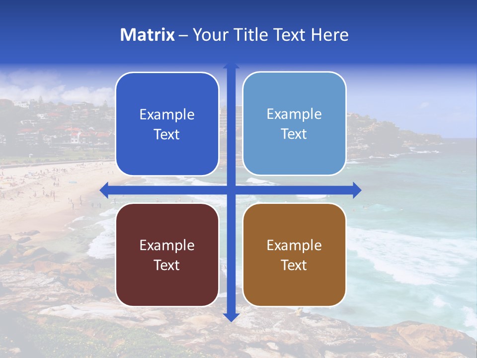 Bronte Beach Sea Beach Australia PowerPoint Template