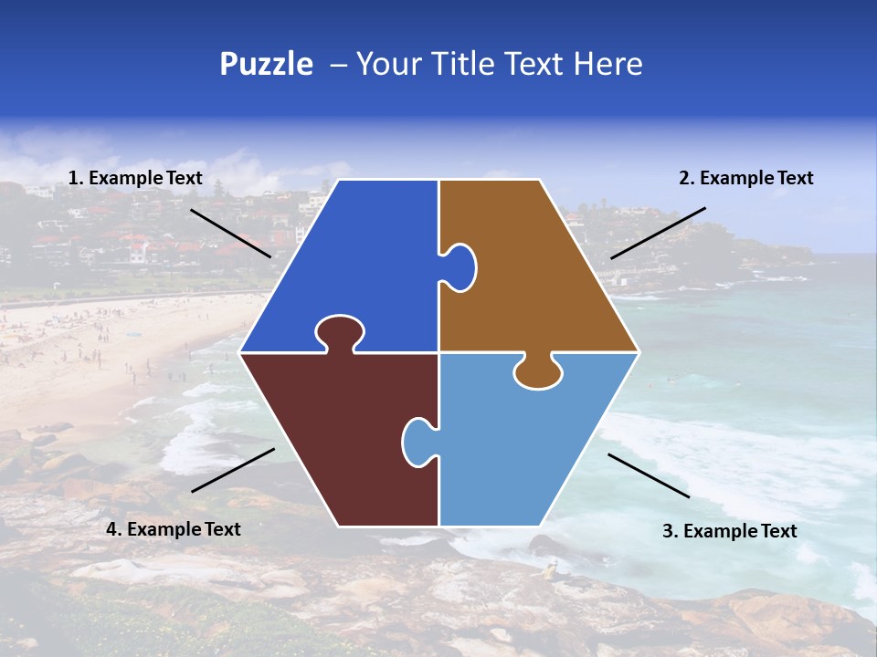 Bronte Beach Sea Beach Australia PowerPoint Template