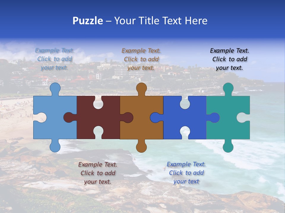 Bronte Beach Sea Beach Australia PowerPoint Template