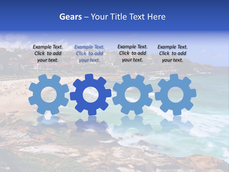 Bronte Beach Sea Beach Australia PowerPoint Template