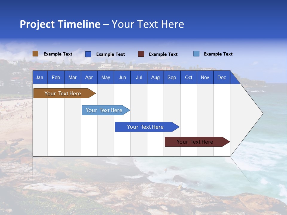 Bronte Beach Sea Beach Australia PowerPoint Template