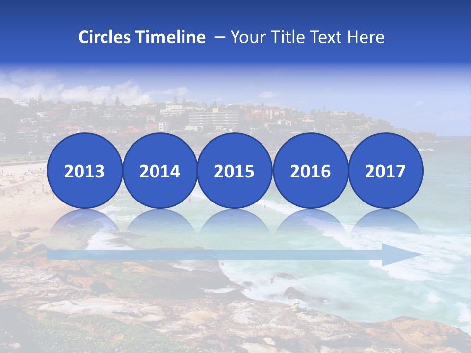 Bronte Beach Sea Beach Australia PowerPoint Template