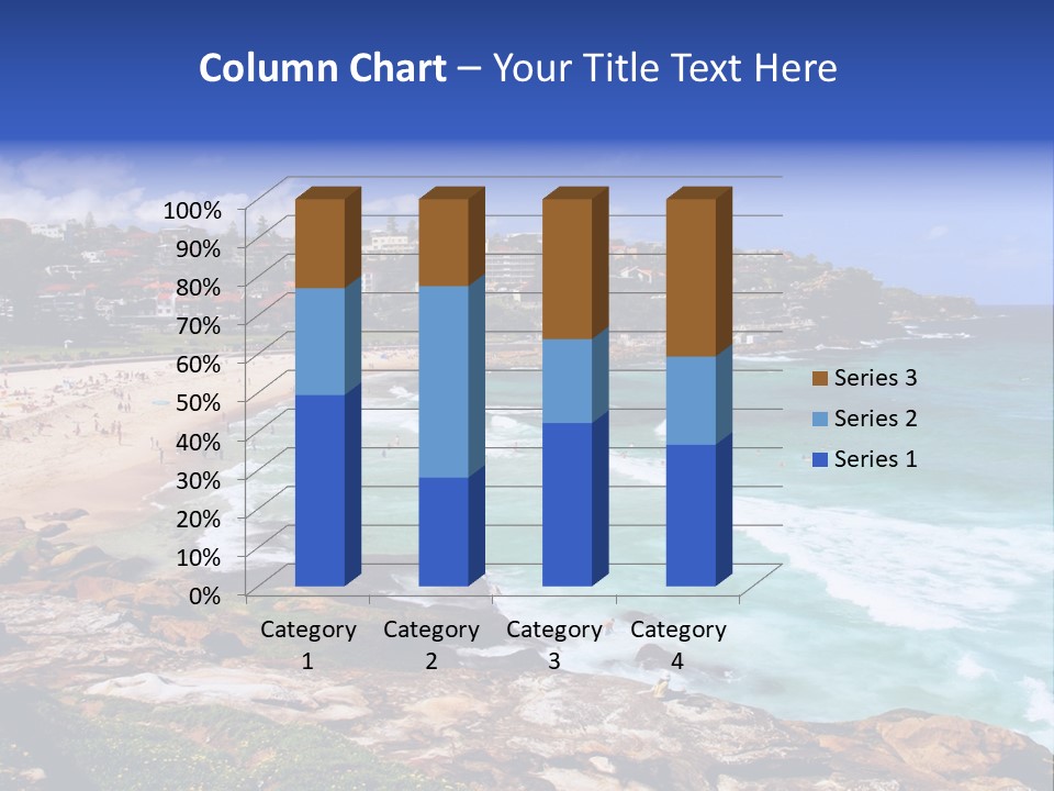 Bronte Beach Sea Beach Australia PowerPoint Template
