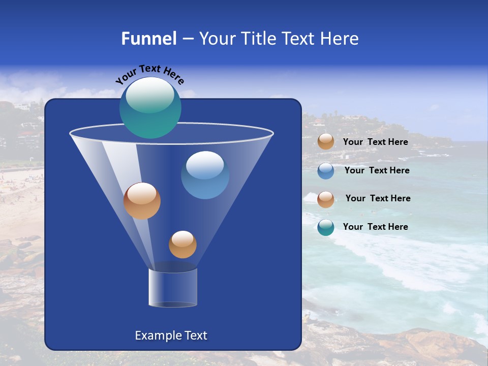 Bronte Beach Sea Beach Australia PowerPoint Template