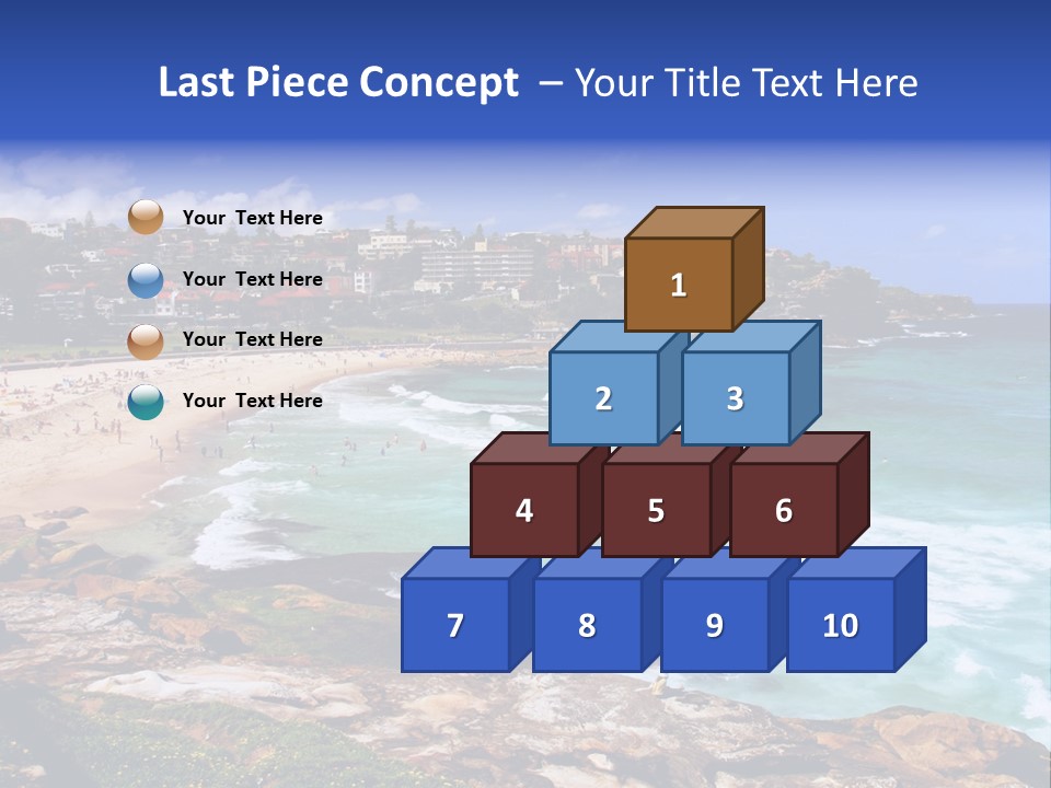 Bronte Beach Sea Beach Australia PowerPoint Template