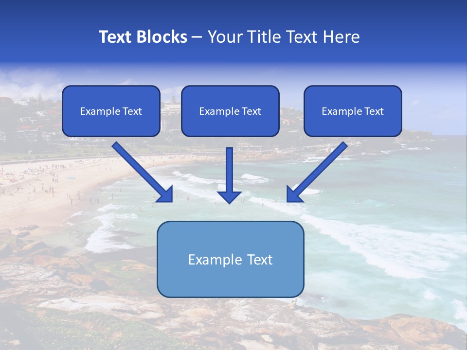 Bronte Beach Sea Beach Australia PowerPoint Template