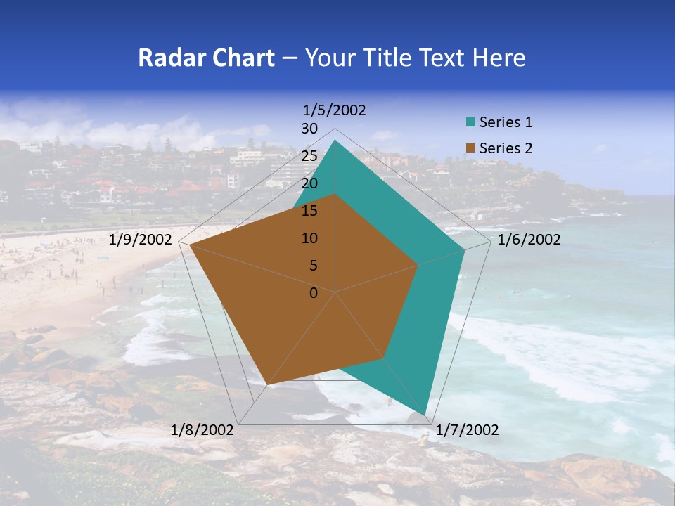 Bronte Beach Sea Beach Australia PowerPoint Template