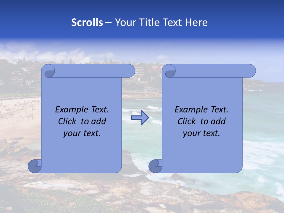 Bronte Beach Sea Beach Australia PowerPoint Template