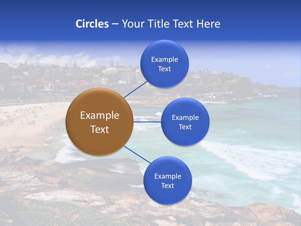 Bronte Beach Sea Beach Australia PowerPoint Template