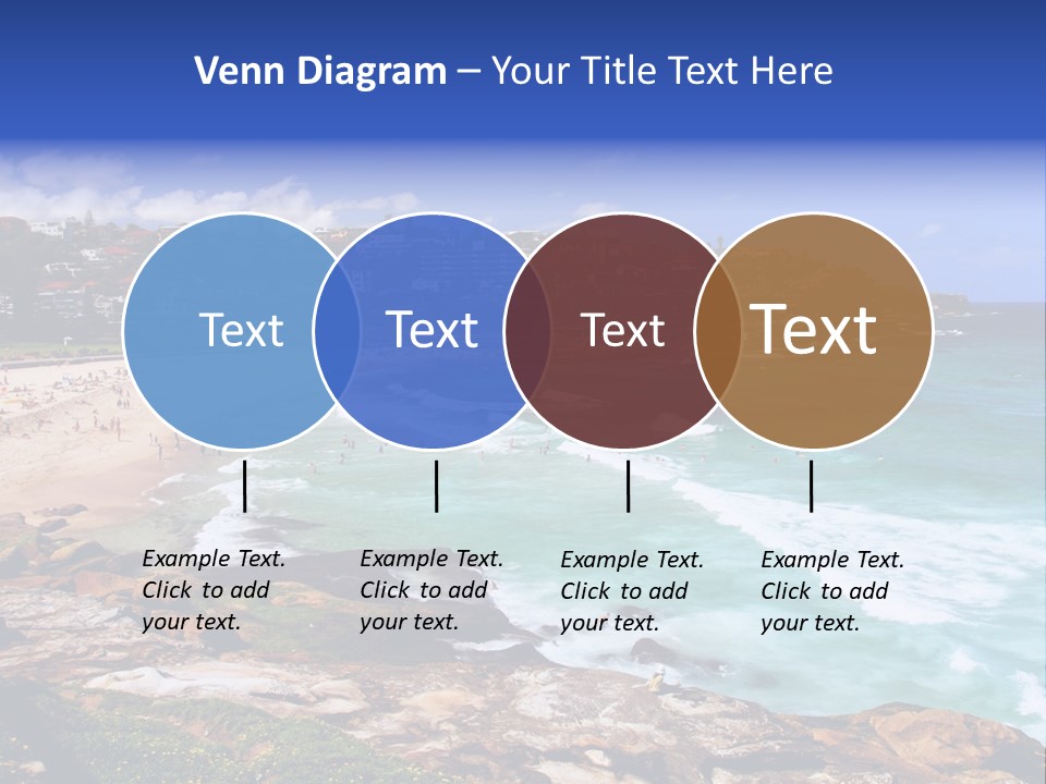 Bronte Beach Sea Beach Australia PowerPoint Template