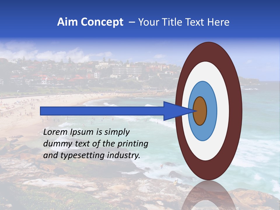 Bronte Beach Sea Beach Australia PowerPoint Template