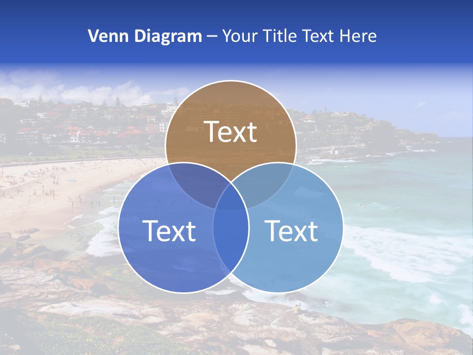 Bronte Beach Sea Beach Australia PowerPoint Template