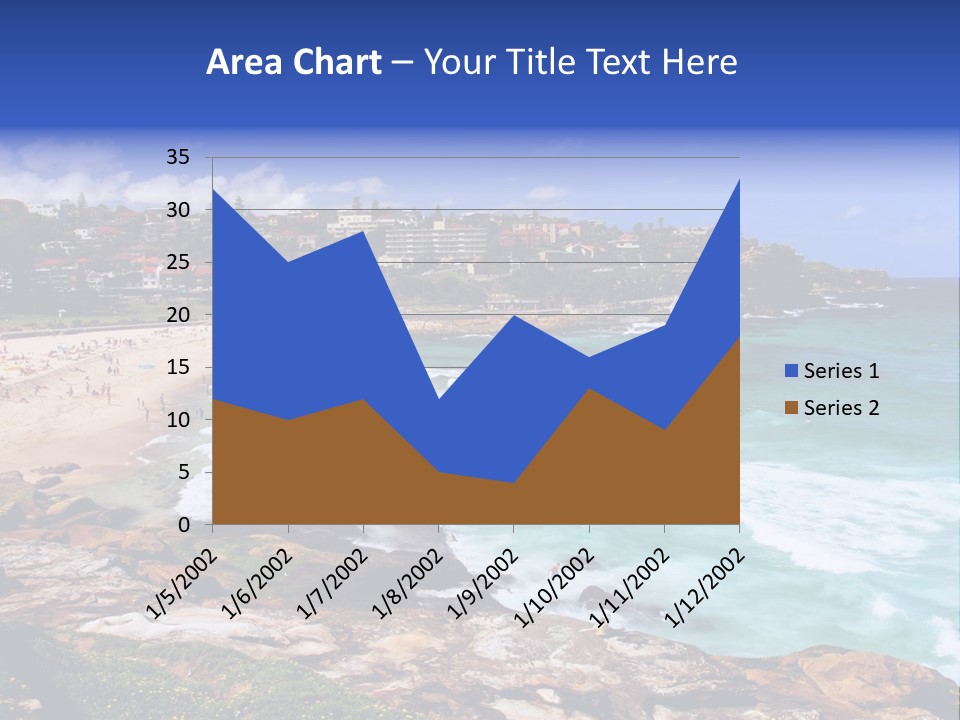 Bronte Beach Sea Beach Australia PowerPoint Template