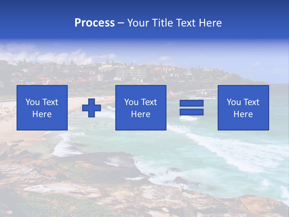 Bronte Beach Sea Beach Australia PowerPoint Template