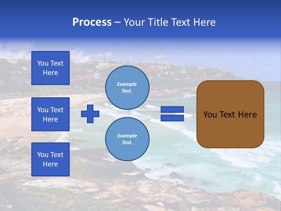 Bronte Beach Sea Beach Australia PowerPoint Template