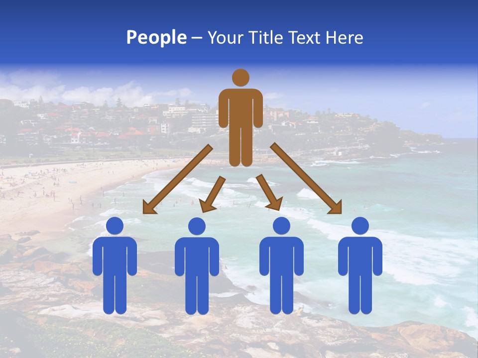 Bronte Beach Sea Beach Australia PowerPoint Template