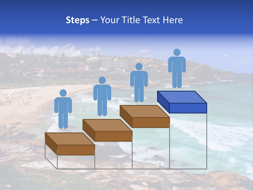 Bronte Beach Sea Beach Australia PowerPoint Template