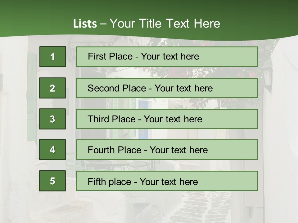 Door Europe Window PowerPoint Template