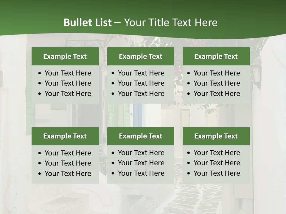Door Europe Window PowerPoint Template