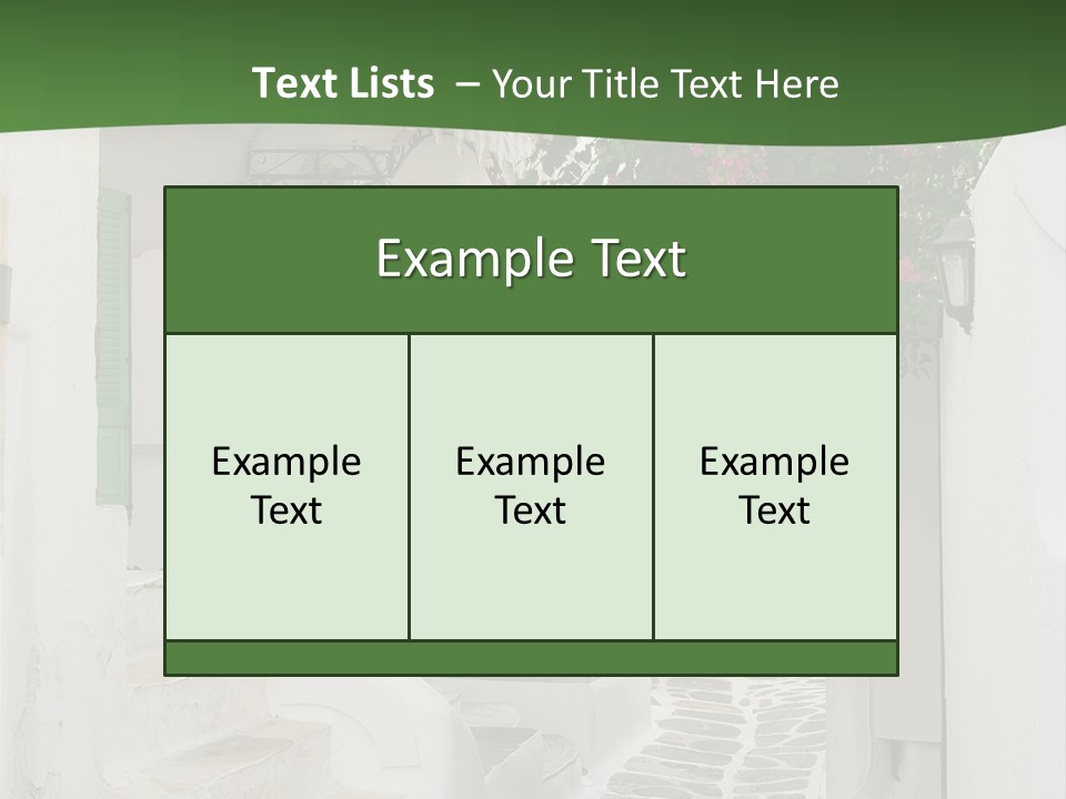 Door Europe Window PowerPoint Template