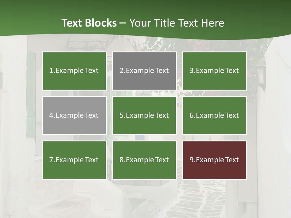 Door Europe Window PowerPoint Template