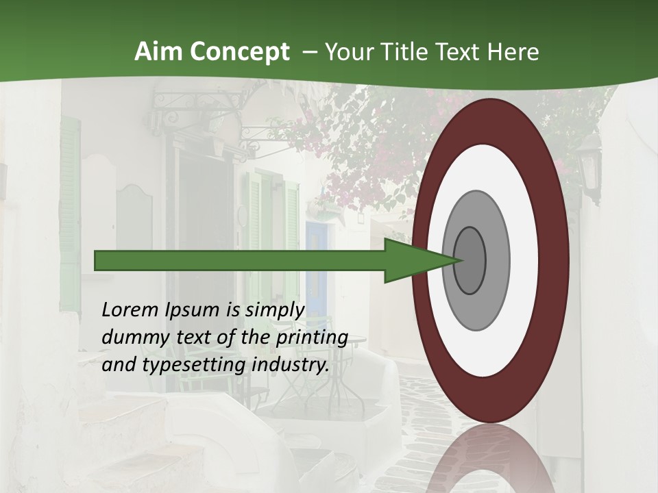 Door Europe Window PowerPoint Template