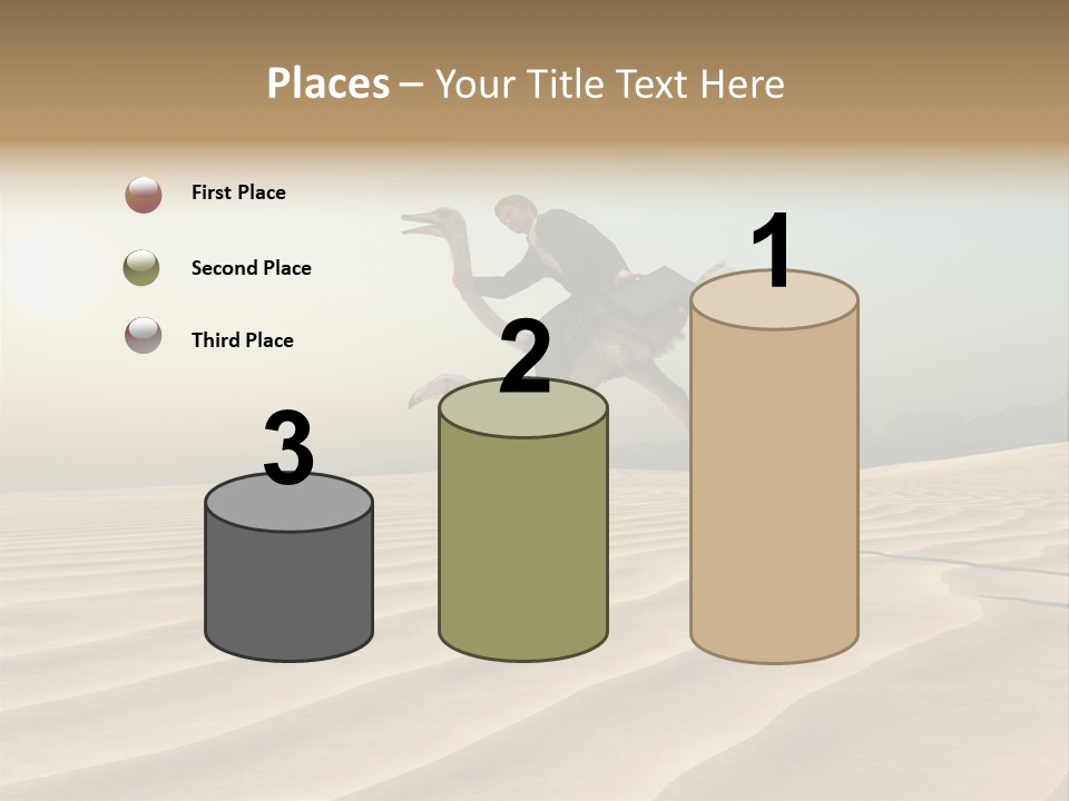 Challenge Desert Energy PowerPoint Template
