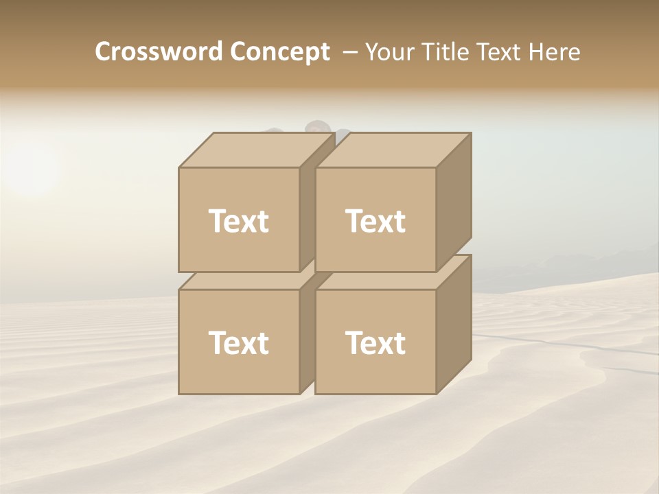 Challenge Desert Energy PowerPoint Template