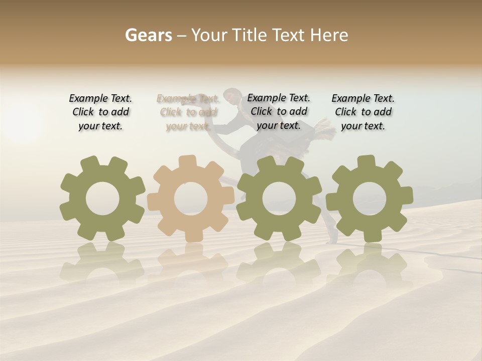 Challenge Desert Energy PowerPoint Template