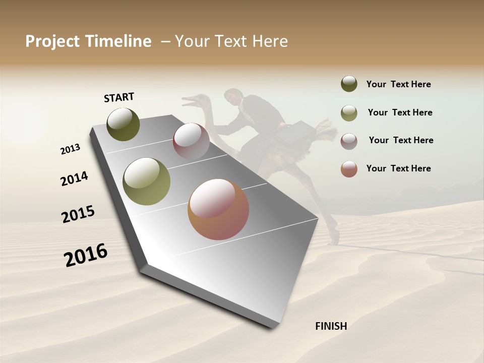 Challenge Desert Energy PowerPoint Template